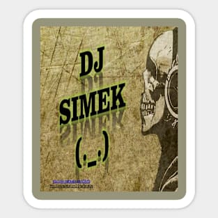 T-Shirt ``Dj Simek´´ #4 Sticker